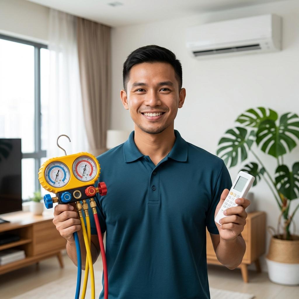 Amirul, Senior Cleaning & Servicing Specialist at Nurisa Air Conditioning